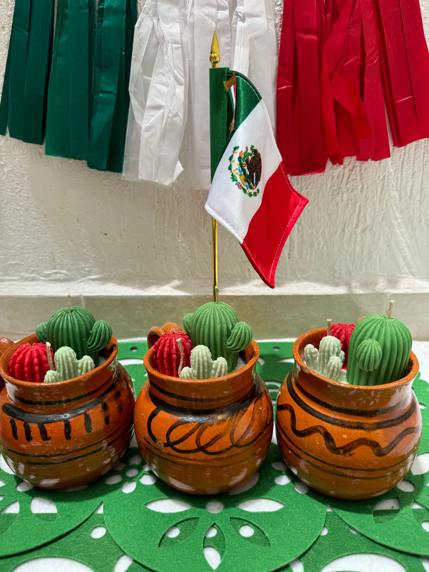 Vela celebración mexicana