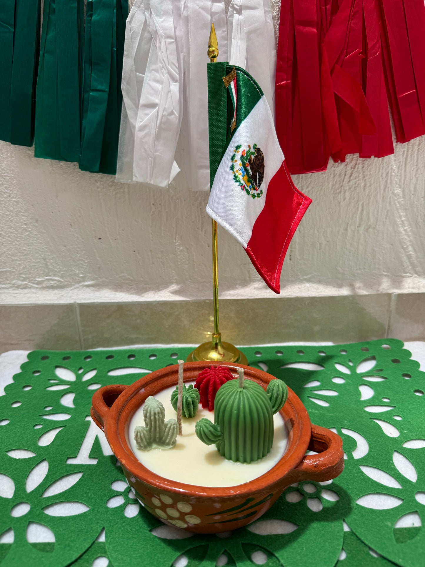 Vela celebración mexicana
