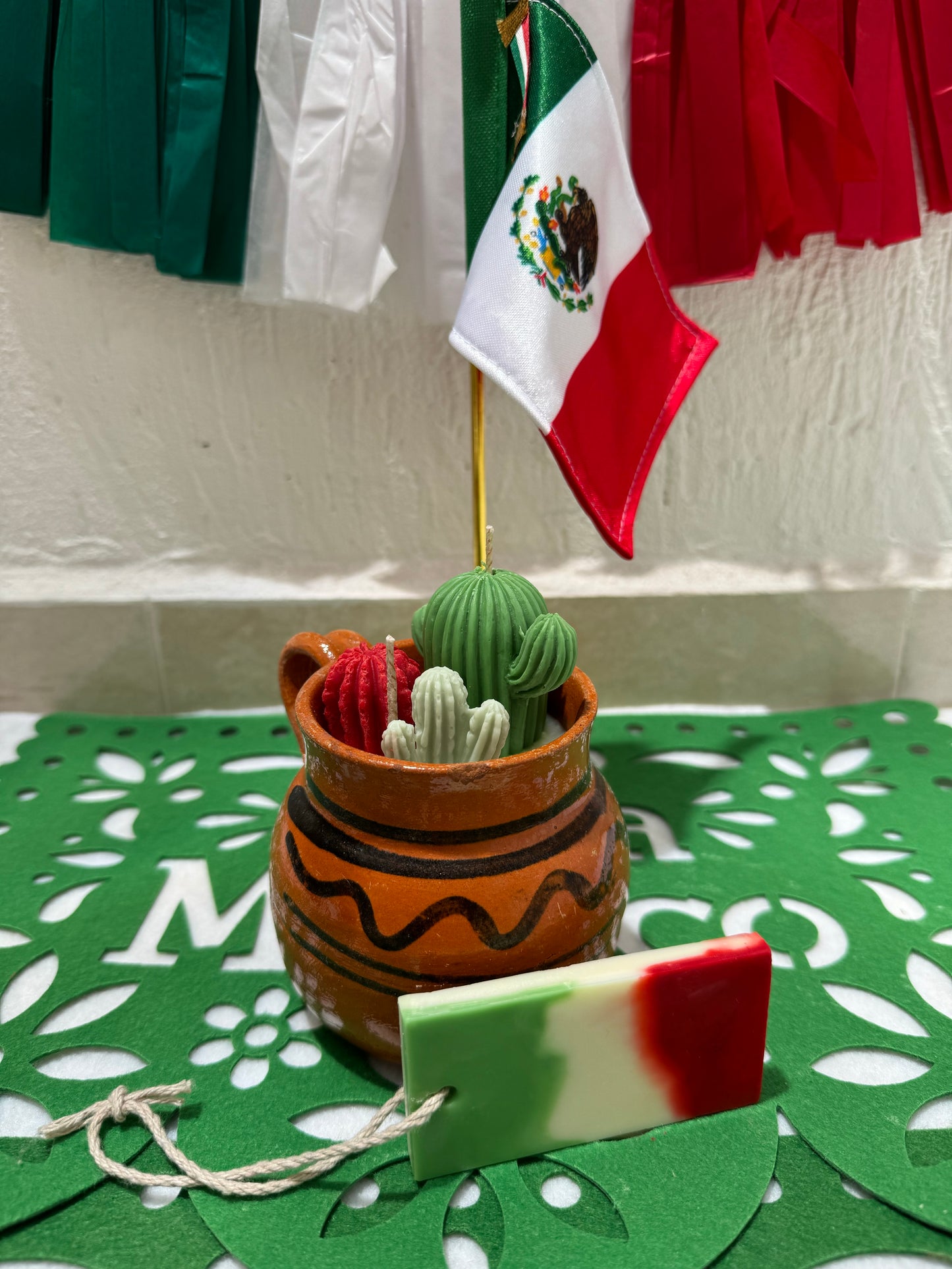 Vela celebración mexicana