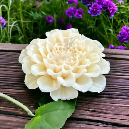 Vela molde tipo flor mediana